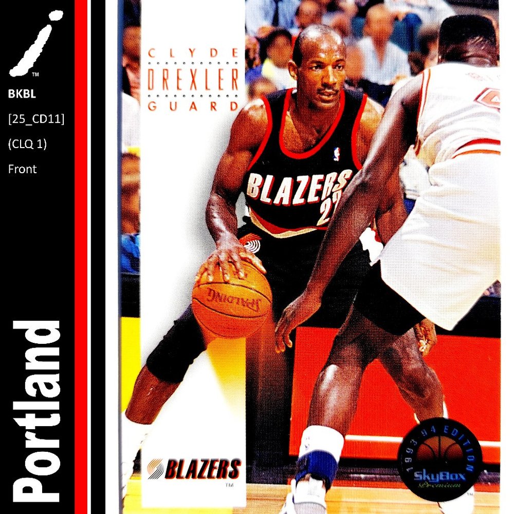 Portland Trailblazers (Clyde Drexler) - BKBL [25_CD11]